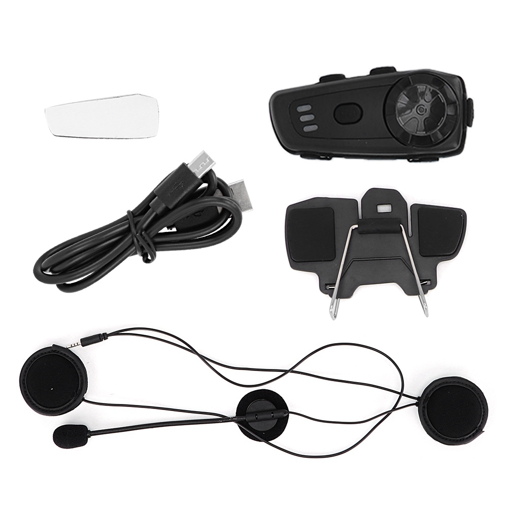 M6 Motorrad-intercom-headset, Bluetooth-mp3-fähiges, Wasserdichtes Headset – Motorrad-headset-set