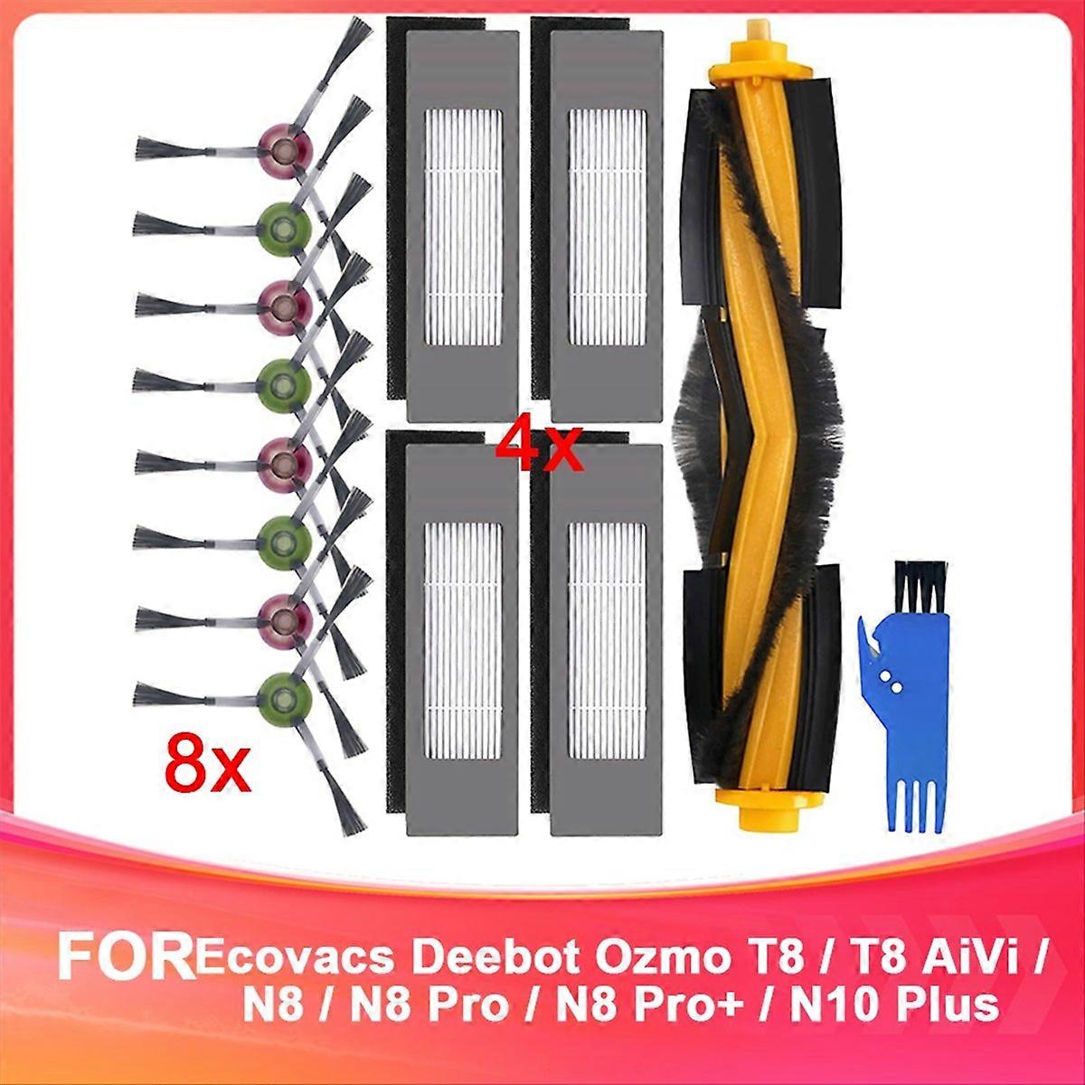 Kompatible Ersatzteile Für Den Ozmo T8 Saugroboter, Wartungs- Und Zubehör, Bodenreinigungsset, Filter Und Bürste, Passend Für Das Modell T8, Für Den Heimgebrauch, Einfache Wartung, Langlebige Qualität