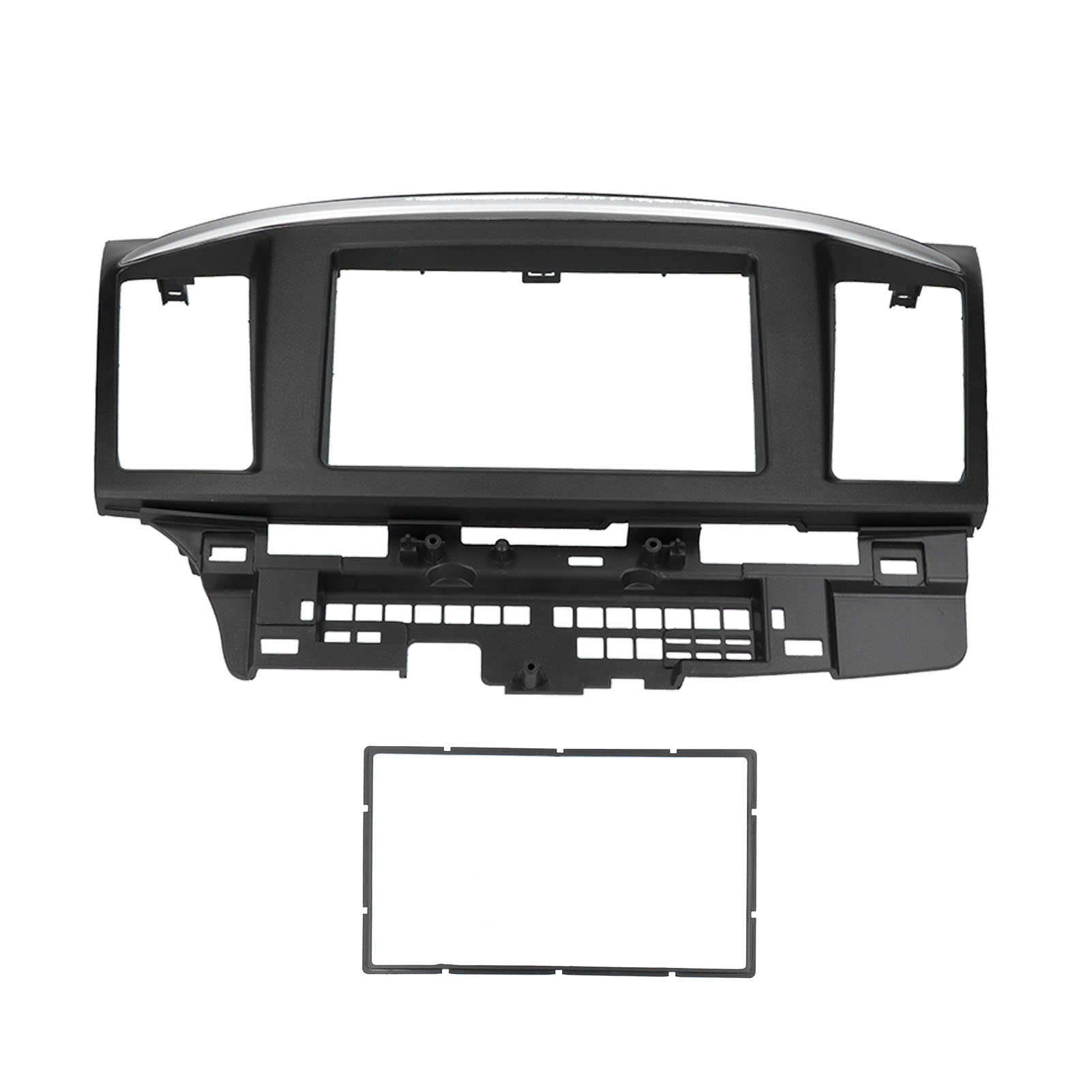 2din-einbausatz Für Autoradio Mit Gps-navigation, Ersatzblende Passend Für Mitsubishi Lancer, Galant Fortis Und Proton Inspira