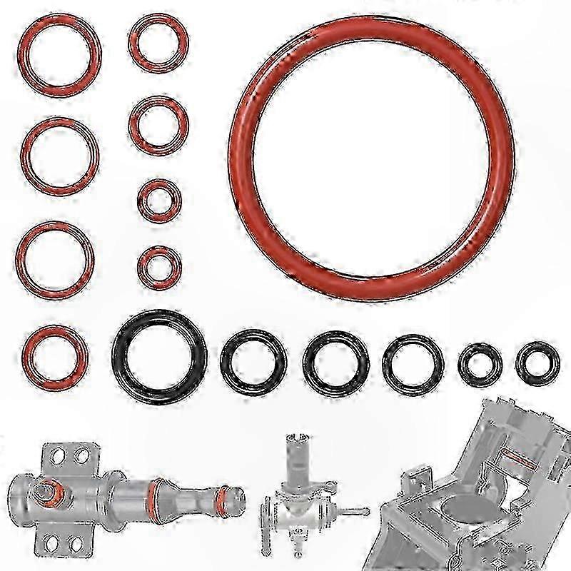 15-teiliges Silikon-o-ring-set Für Kaffeemaschinen, Brühgruppen Und Auslaufanschlüsse, Dichtungsteile, Wartungszubehör