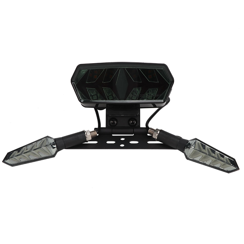 Led-motorradbremslicht Mit Blinkendem Fischgrätenmuster, Blinkendes Rücklicht Für Motorräder, Led-richtungsbeleuchtung