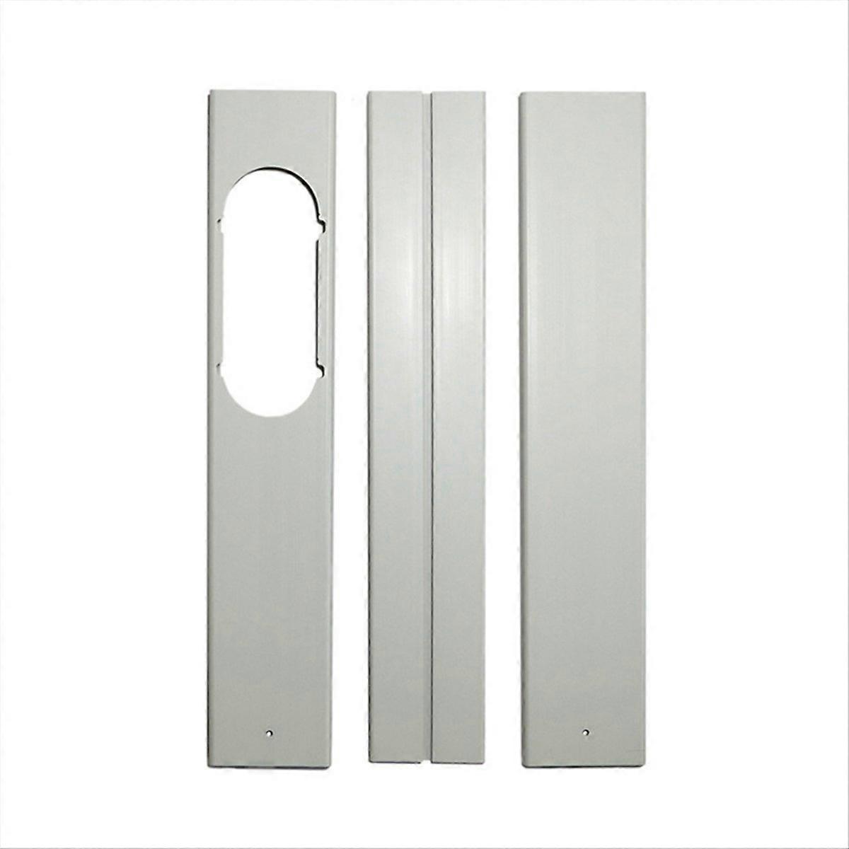 3-teiliges Verstellbares Fensterplatten-set Für Klimaanlagen - 68 Cm, Universelle Adapterplatte, Montagezubehör, Dichtung, Länge 68 Cm.