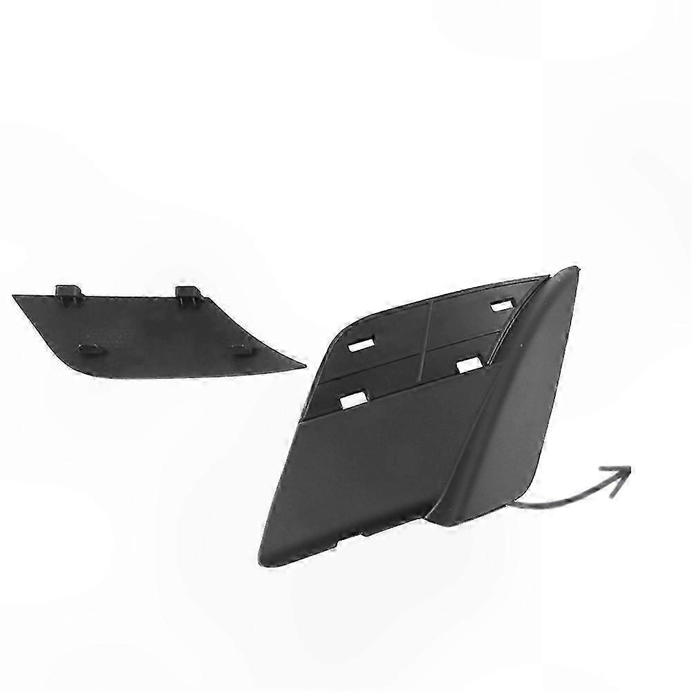 Universelle Frontstoßstangenhakenabdeckung Für Suvs Und Crossover, S-förmiges Kühlergrilldesign, Schwarze Außenverkleidung, Kompatibles Ersatzteil, Robuste Ausführung.