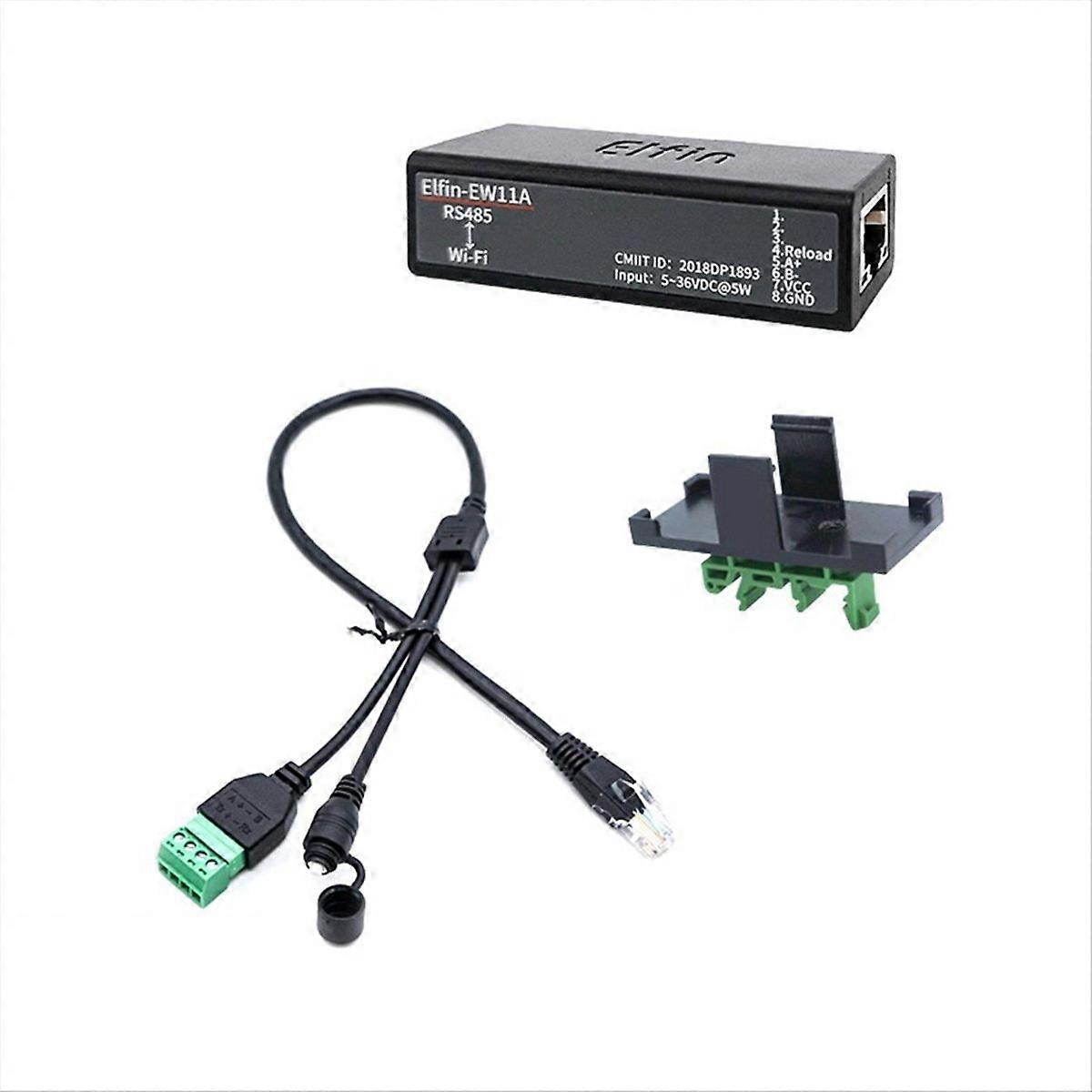 Ew11a Rs485 Zu Wlan-konverter, Drahtloser Serieller Server, Uart-ethernet-ip-modul, Industrielle Datenbrücke, Rs232/rs485-schnittstelle, Fernbedienung, 5–36 V Dc-netzteil