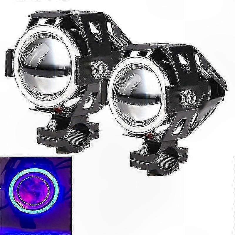 125w U7 Led-motorradscheinwerfer, Fernlicht, Blendschutz, Angel-eye-design Für Motorräder
