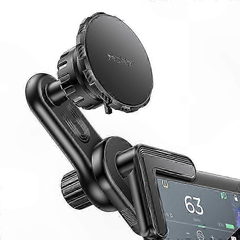 Magnetische Autohalterung Für Smartphones, Schwebende Clip-on-halterung, Lüftungsschlitzhalterung, Schwebendes Displaydesign, Stabiler Halt, Kompatibel Mit Allen Modellen