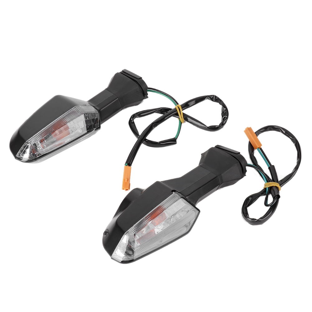 Getönte Schwarze Led-motorradblinker, Kompatibel Mit Kawasaki Z250 Z750r Blinkern