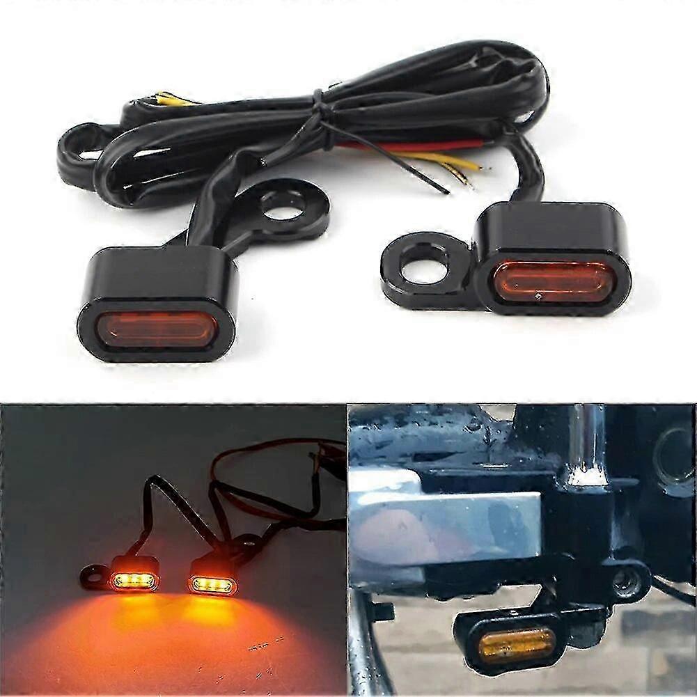 Mini-led-lenkerblinker – 2 Stück Für Harley Touring Motorräder 2009–2017 Und Softail Motorräder 2015–2021