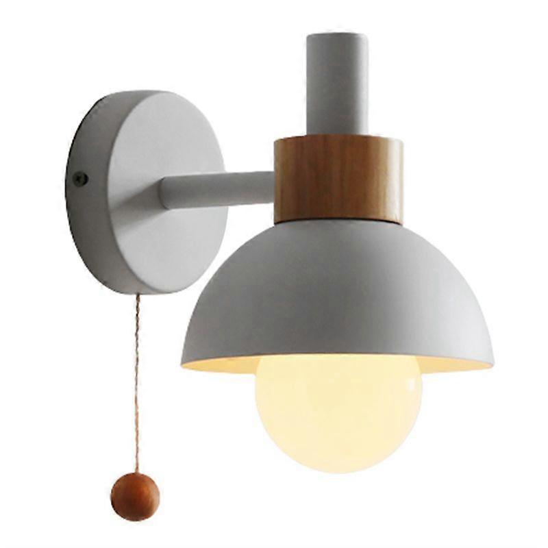 Led-wandleuchte Aus Holz Mit Schalter, Eichenholz-wandstrahler Für Das Wohnzimmer, Moderne Dekorative Beleuchtung, 1 Stück, Skandinavisches Design, Mind. 180 Watt