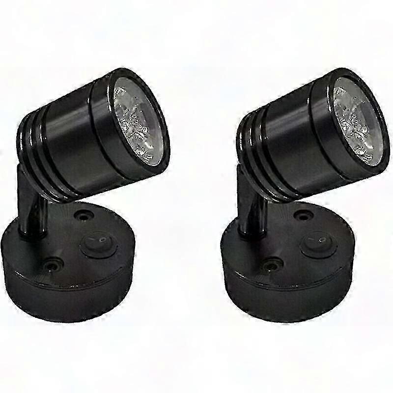 X 12v Led-wandleseleuchten Mit Dimmer, Flexible Zylindrische Lampen Für Wohnwagen, Wohnmobil, Boot, Dimmbare Innenbeleuchtung