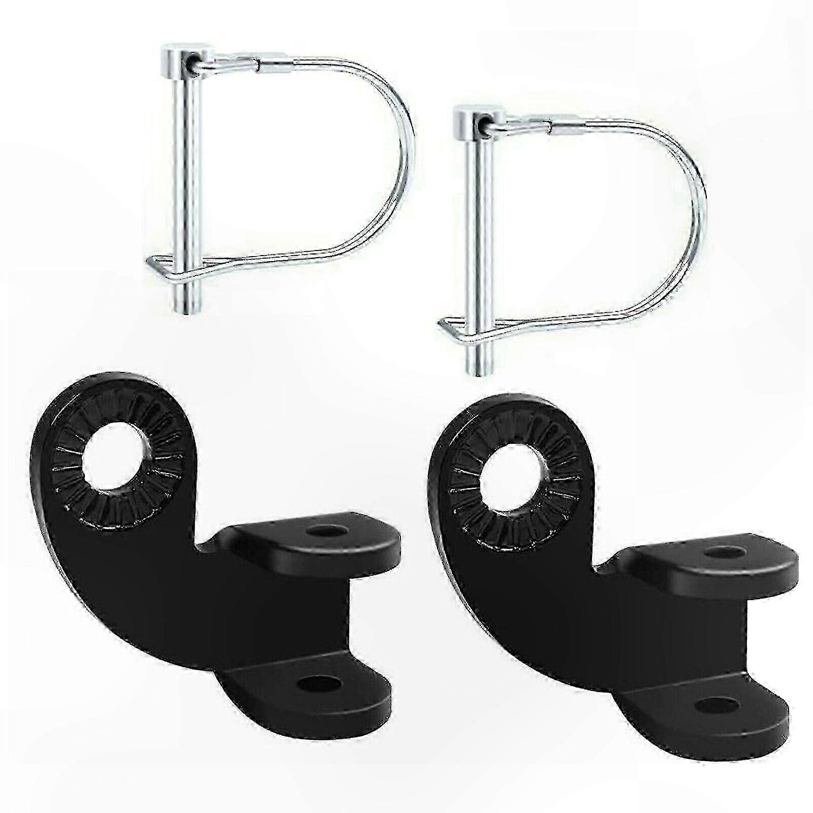 Set Aus 2 Universellen Fahrradanhängerkupplungen, Kompatibel Mit Kinderwagen Und Lastenrädern, Robustes Verbindungsstück Für Trolleys.
