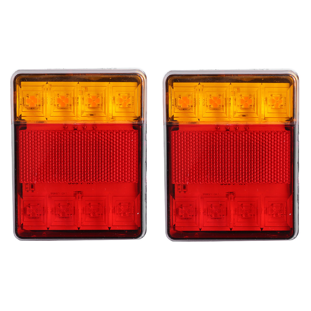 2 Stück 12v Led-rückleuchten, Blinker, Wasserdicht, Stoßfest, Für Anhänger, Lkws, Boote
