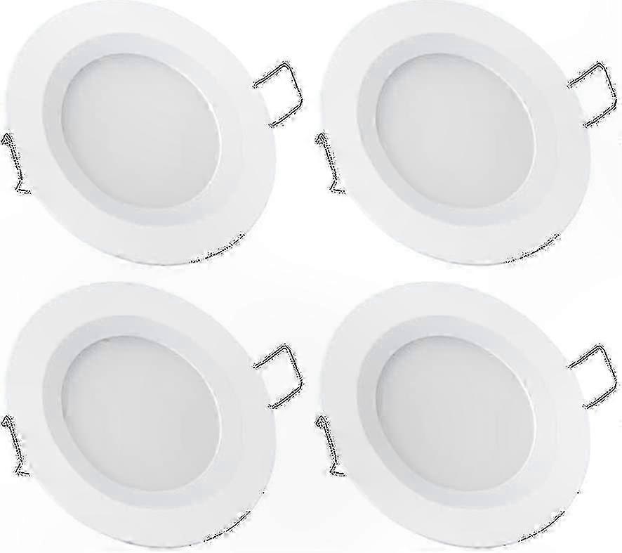 12v 4x3w 3200k Aluminium Led-einbaustrahler Für Wohnmobile Und Boote, Inklusive Dimmer