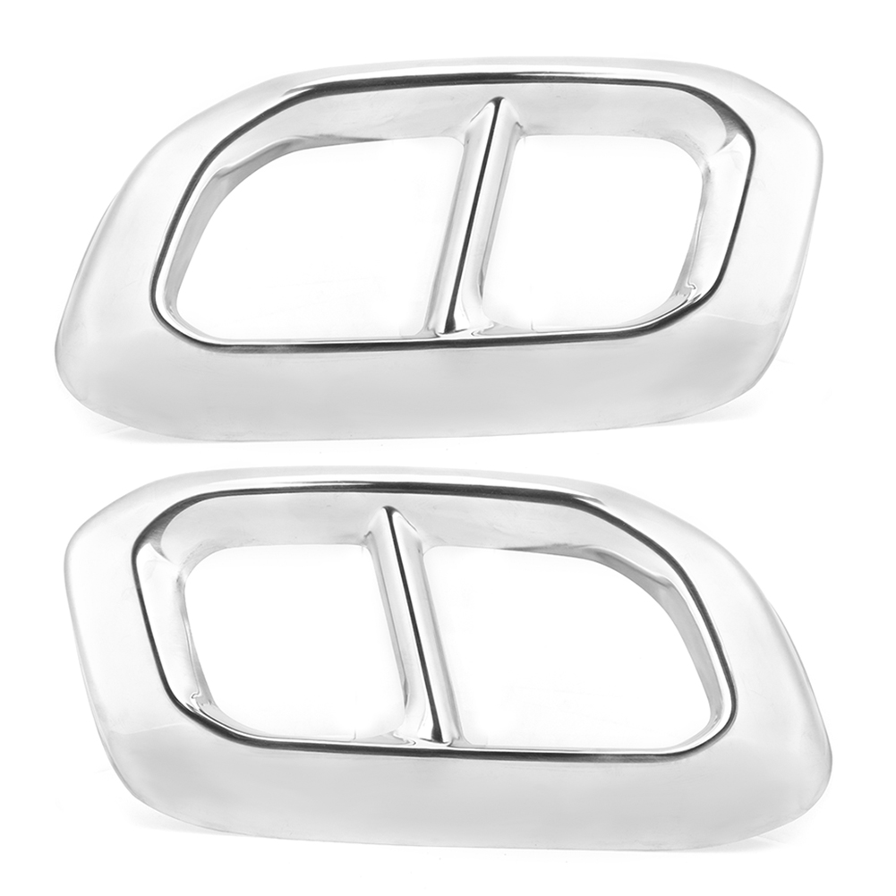 2 Auspuffblenden Mit 4 Endrohren Für Mercedes-benz Glc, Gle, Gls W167 X253 X167 (ab 2020), Rohrförmiges Endrohr Hinten