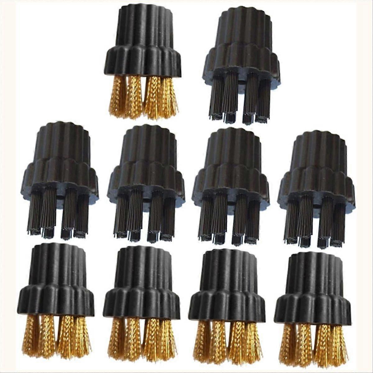 10 Ersatz-dampfbürstenköpfe Aus Messing, Reinigungsköpfe Für Dampfmopps, 10er-packung