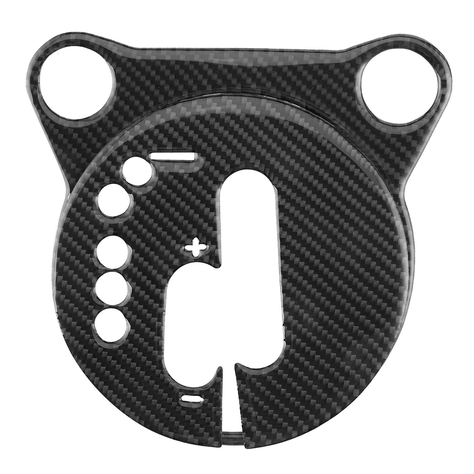 2-teilige Getriebeinnenverkleidung Aus Kohlefaser, Fahrzeugverkleidung Kompatibel Mit Nissan 370z Z34 2009-2020, Linkslenker (lhd)