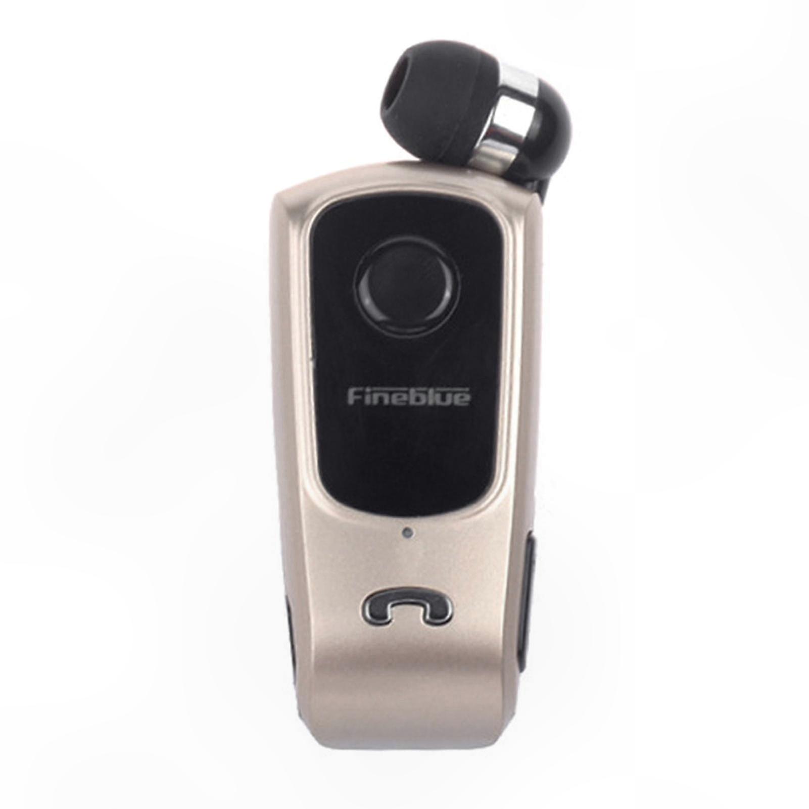 Bluetooth-headset Mit Einzelohrhörer, Vibrationsalarm Und Nackenclip, Professioneller Einsatz, Leichter Ohrhörer Für Arbeit Und Telefonate