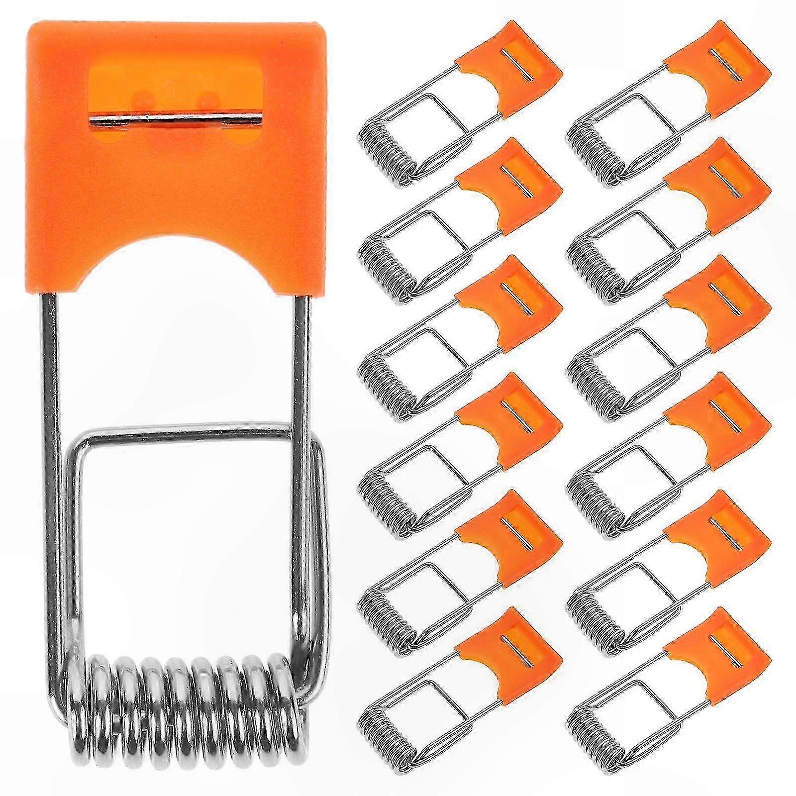 100 Einbaustrahler-clips, Metallfederclips, Sicherheitsbefestigungen, 10 Mm Größe