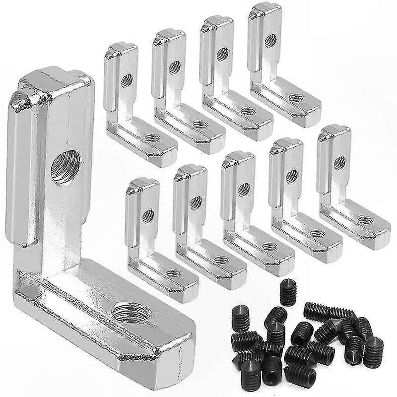 90°-l-winkelverbinder Für 8-mm-t-nut-profile, Innenverbinder Für Aluminium-rahmensysteme Der Serie 3030, Robuste Befestigung Für Die Konstruktionsmontage