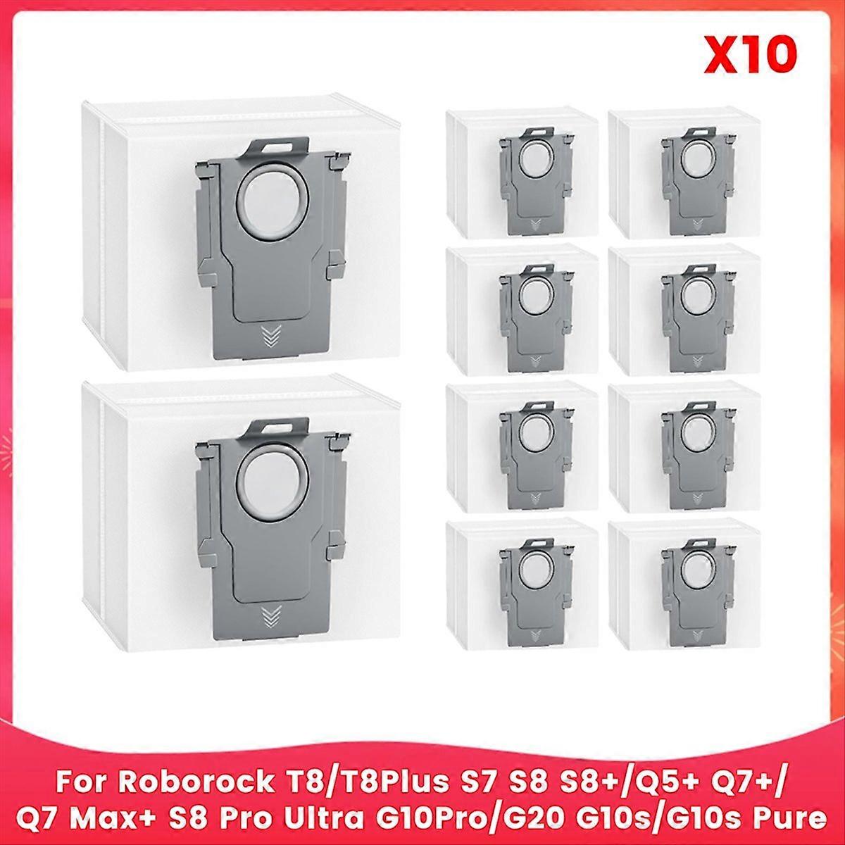 Staubbeutel Kompatibel Mit T8, T8 Plus, S7, S8, S8+ – 10er-packung Für Saugroboter, Einfacher Austausch, Hohe Filtration, Originalzubehör.