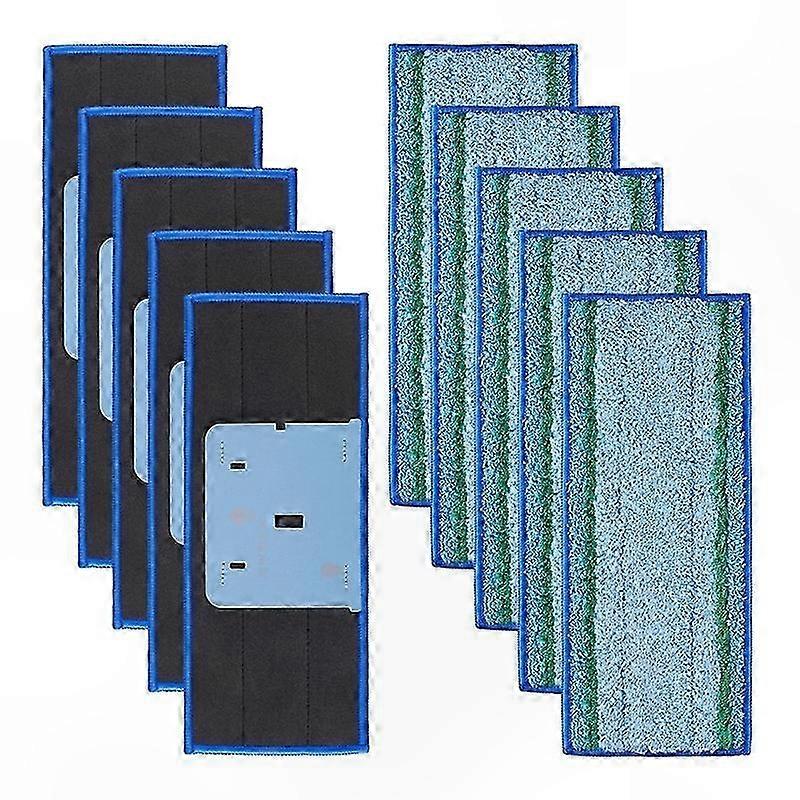 10er-pack Mikrofasertücher Für Den Wischroboter Braava Jet M6, Waschbar, Kompatibler Ersatz Für Irobot, Bodenreinigung, 2 Größen, 30 X 30 Cm, Für Nass- Und Trockenreinigung, 10er-pack