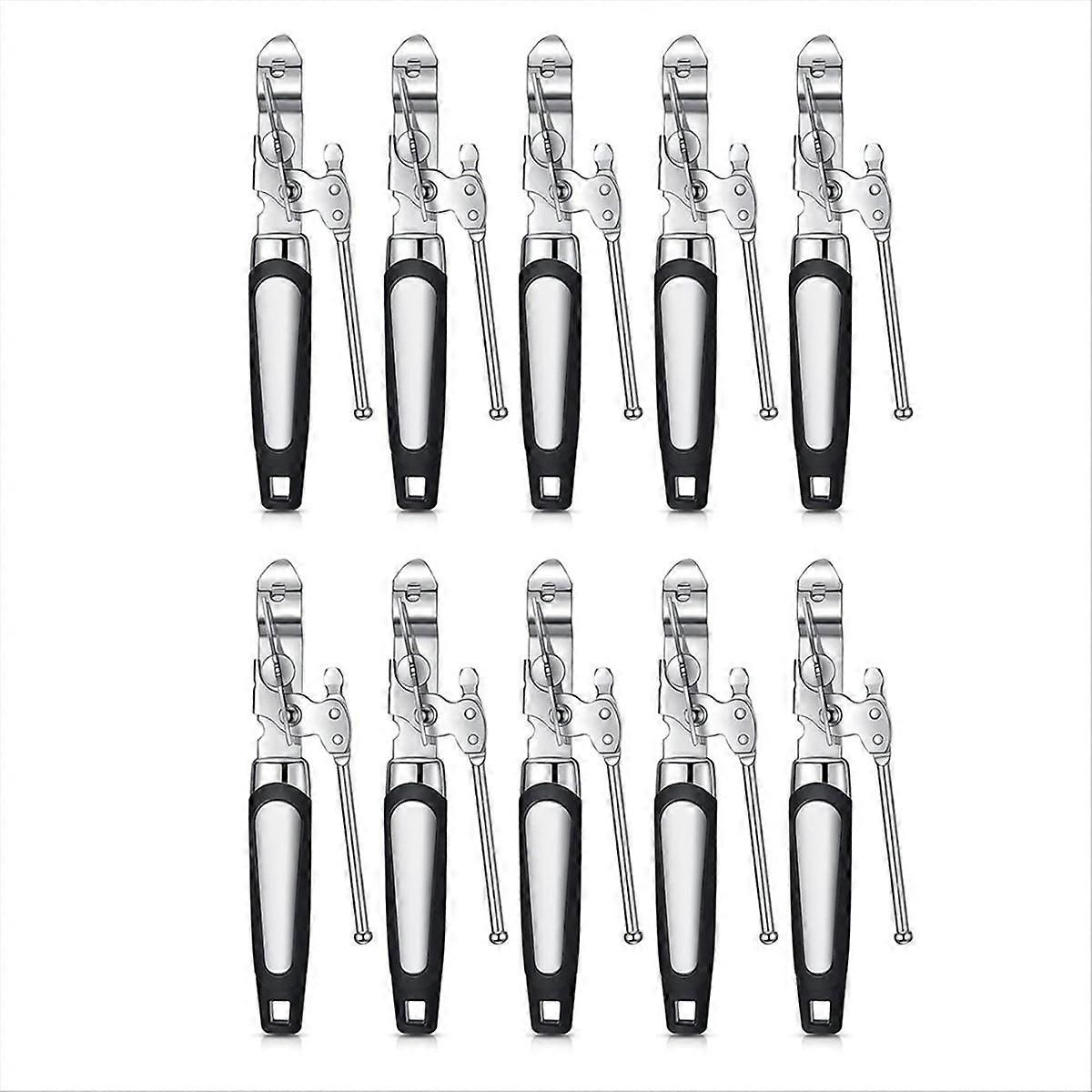 10-teiliges Set Manueller Dosenöffner, Robuster Flaschenöffner Aus Metall, Einfaches Öffnen Von Dosen, Praktisches Küchenwerkzeug, Set Mit Zehn Handdosenöffnern.