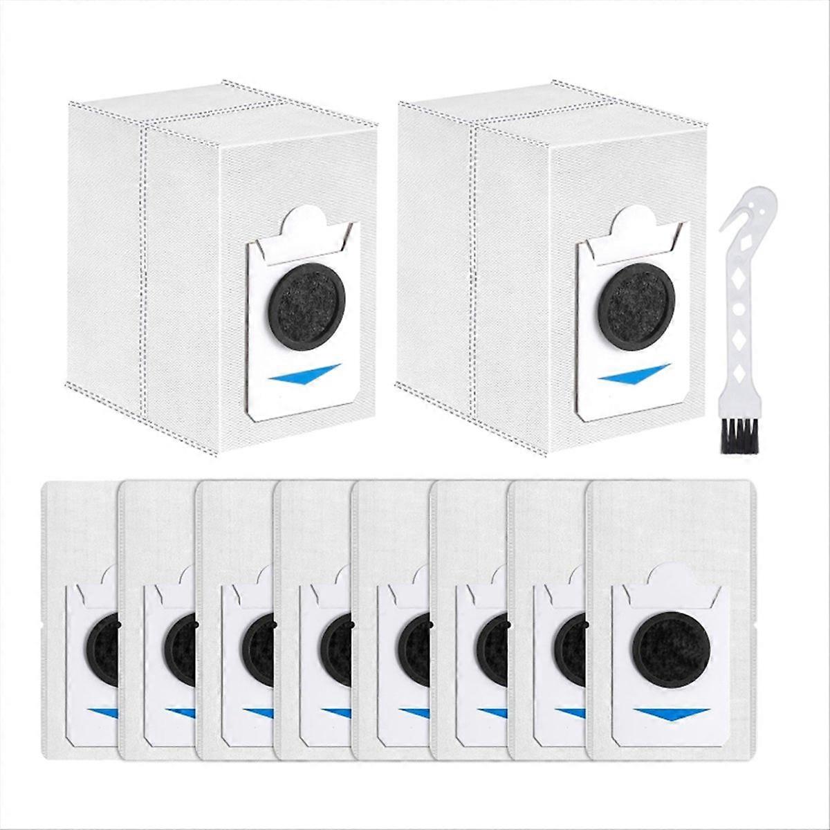 X2 Combo T30s Kompatible Staubbeutel, Ersatzset Für Saugroboter, Staubfilter, Wartungszubehör, Ersatzpackung Für Automatische Reinigung, Einwegbeutel Mit Hoher Kapazität.