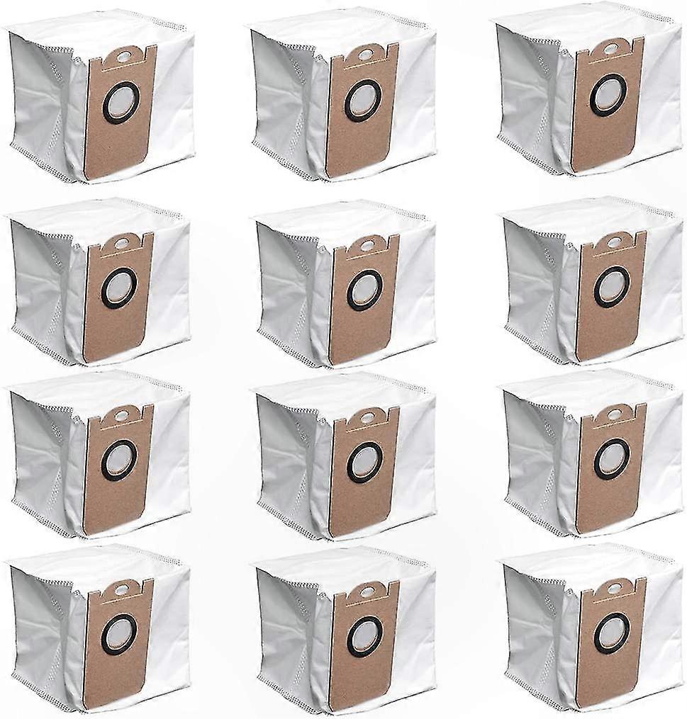 Packung Mit 12 Wasserdichten Staubbeuteln Mit Hoher Kapazität, Kompatibel Mit Den Saugrobotern M7 Pro, M8 Pro Und M7 Max