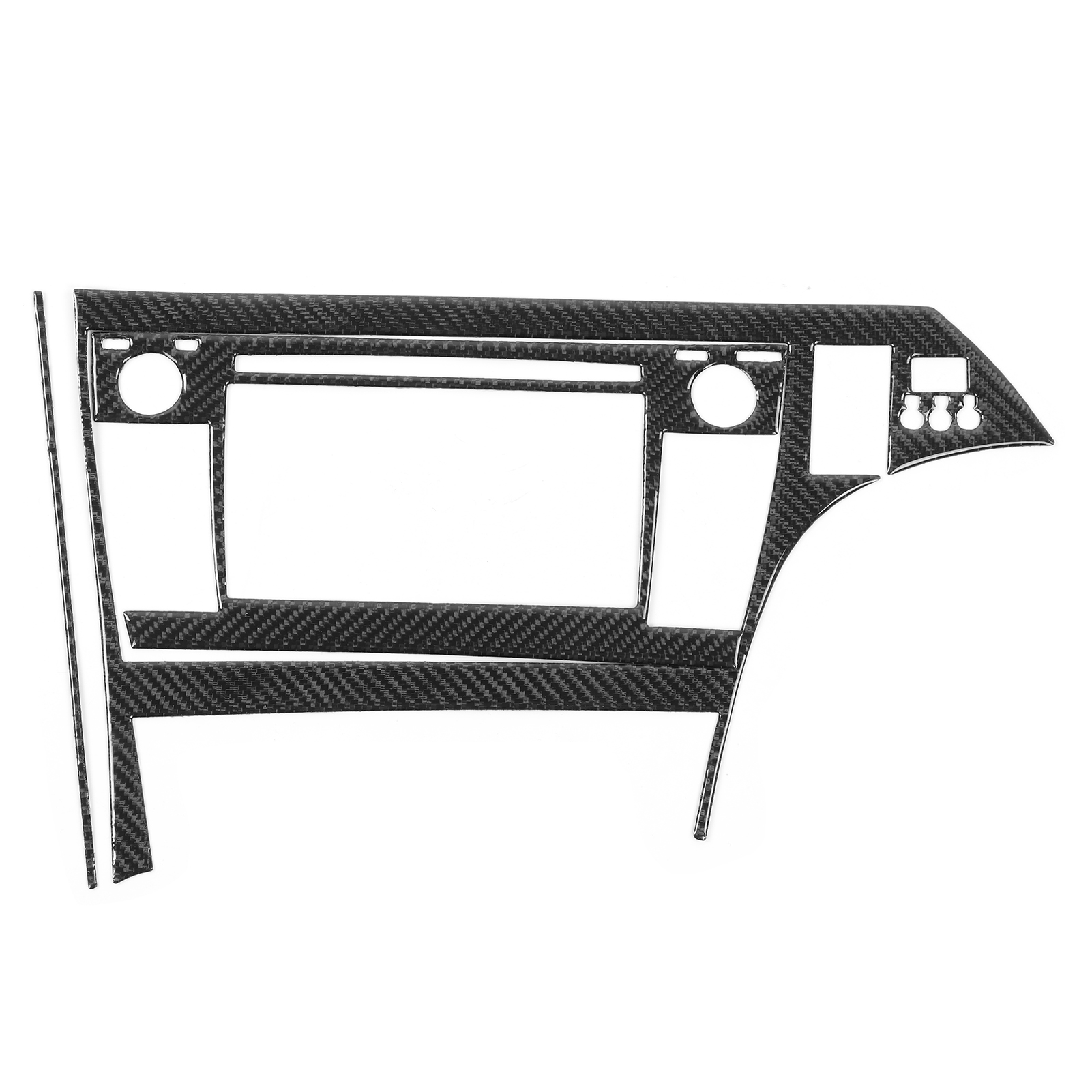 3 Stück Carbonfaser-gps-panel-aufkleber Für Prius 2012-2015 Rechtslenker