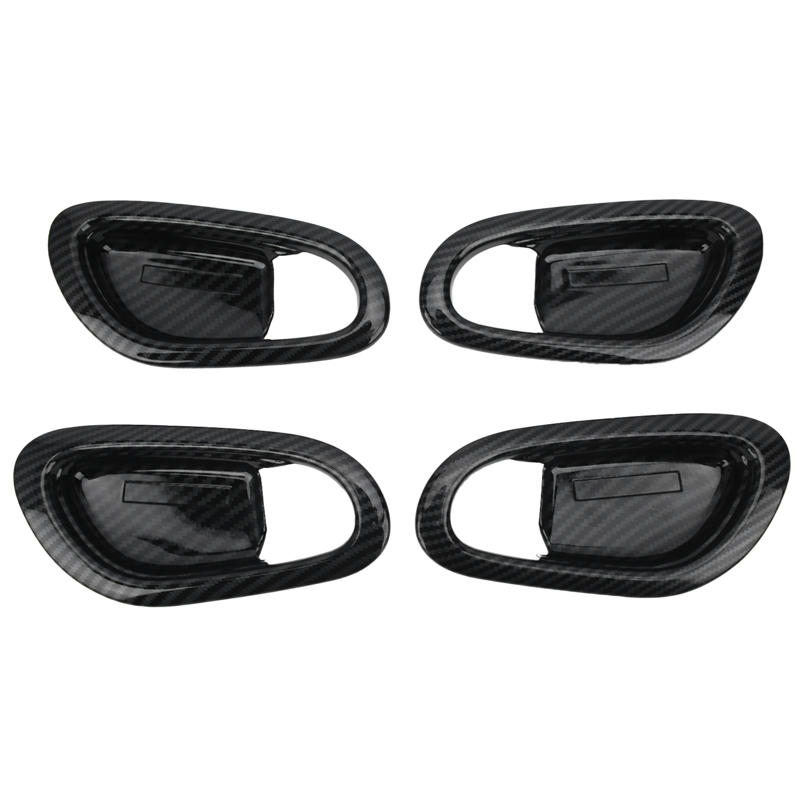 Türgriffblenden Aus Kohlefaser Für Den Innenraum Des Nissan Navara Frontier Np300 (2015–2019), 4-teiliges Set