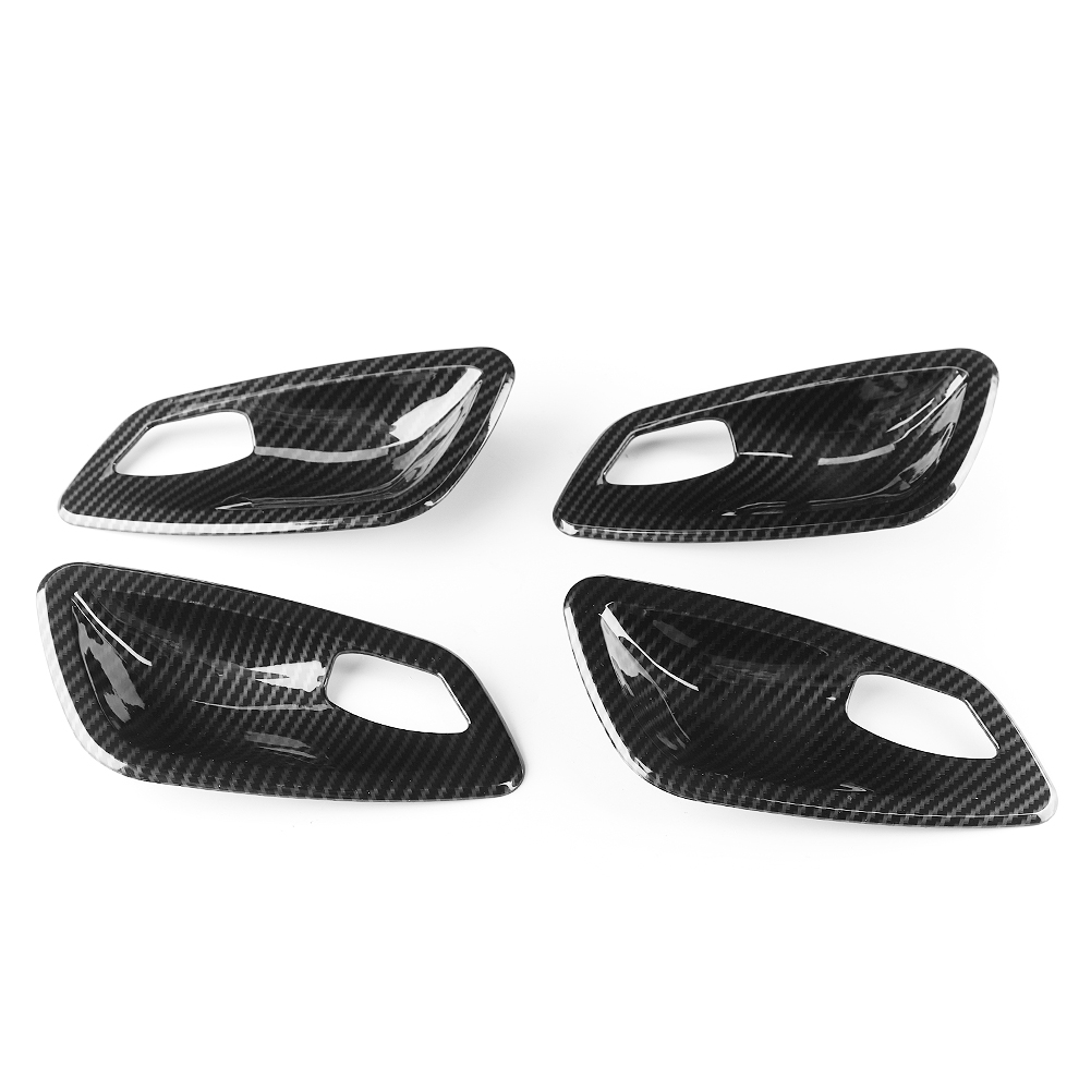 4-teiliges Set Türgriffabdeckungen In Carbonfaser-optik Für Bmw 3er (e90) 2005-2012