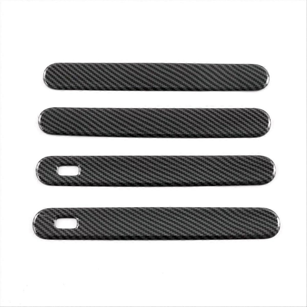 Türgriff Außen, Zierkappe Aus Kohlefaser, Stilvoller Griffschutz, Geformtes Abdeckungsset, Sportliche Fahrzeuglackierung, Langlebiges Auto-außenzubehör, Designer-ersatzteil.