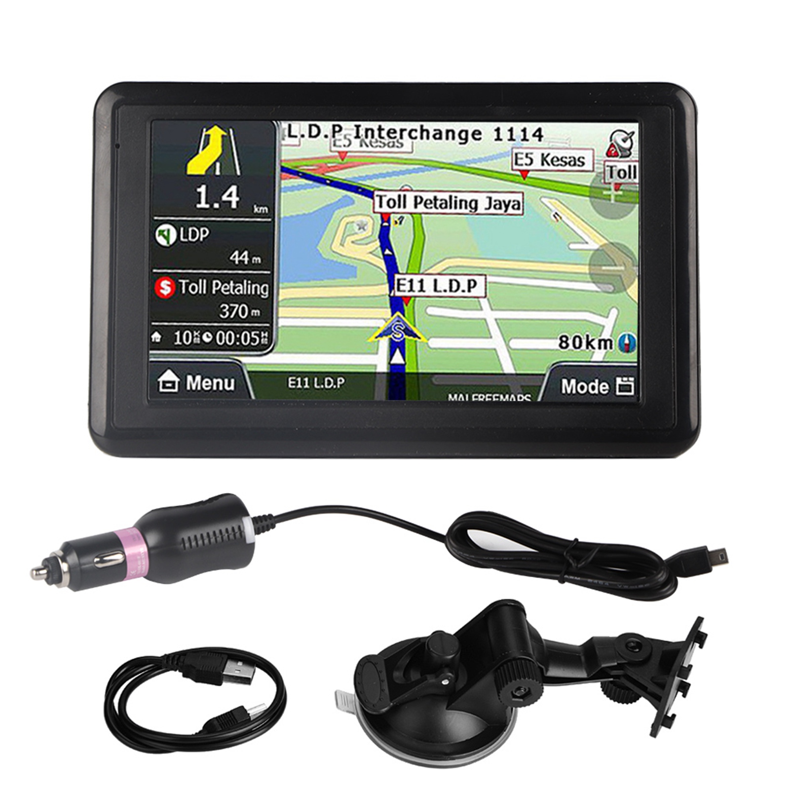 5-zoll-touchscreen-navigationssystem Für Autos, 256 Mb Ddr + 8 Gb, Mp3, Fm-radio, Europakarte, Q5-modell