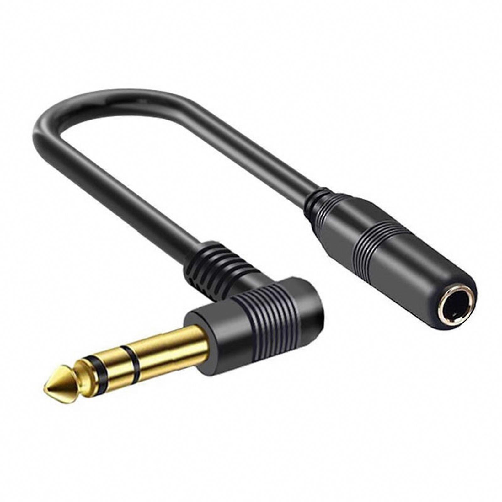 6,35-mm-klinkenstecker Auf Trs-klinkenbuchse (stereo) Stereo-kopfhöreradapter, 6,35-mm-klinkenstecker Auf 3,5-mm-klinkenstecker Für Gitarre Und Kopfhörer, Audiokabel
