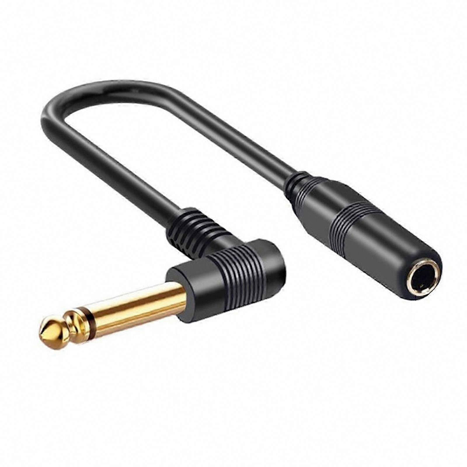 6,35-mm-klinkenstecker Auf Klinkenbuchse, 6,35-mm-trs-stereokabel Für Gitarre Und Kopfhörer, Professioneller Audioanschluss, Kompatibel Mit Verstärkern Und Instrumenten.