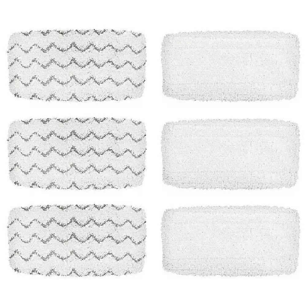 6er-pack Powerfresh 2747a & 1132 Dampfreiniger-reinigungspads, Geeignet Für Akku-staubsauger, Mikrofaser-reinigungspads, Kompatible Ersatzteile, Für Hartböden, Sparpackung