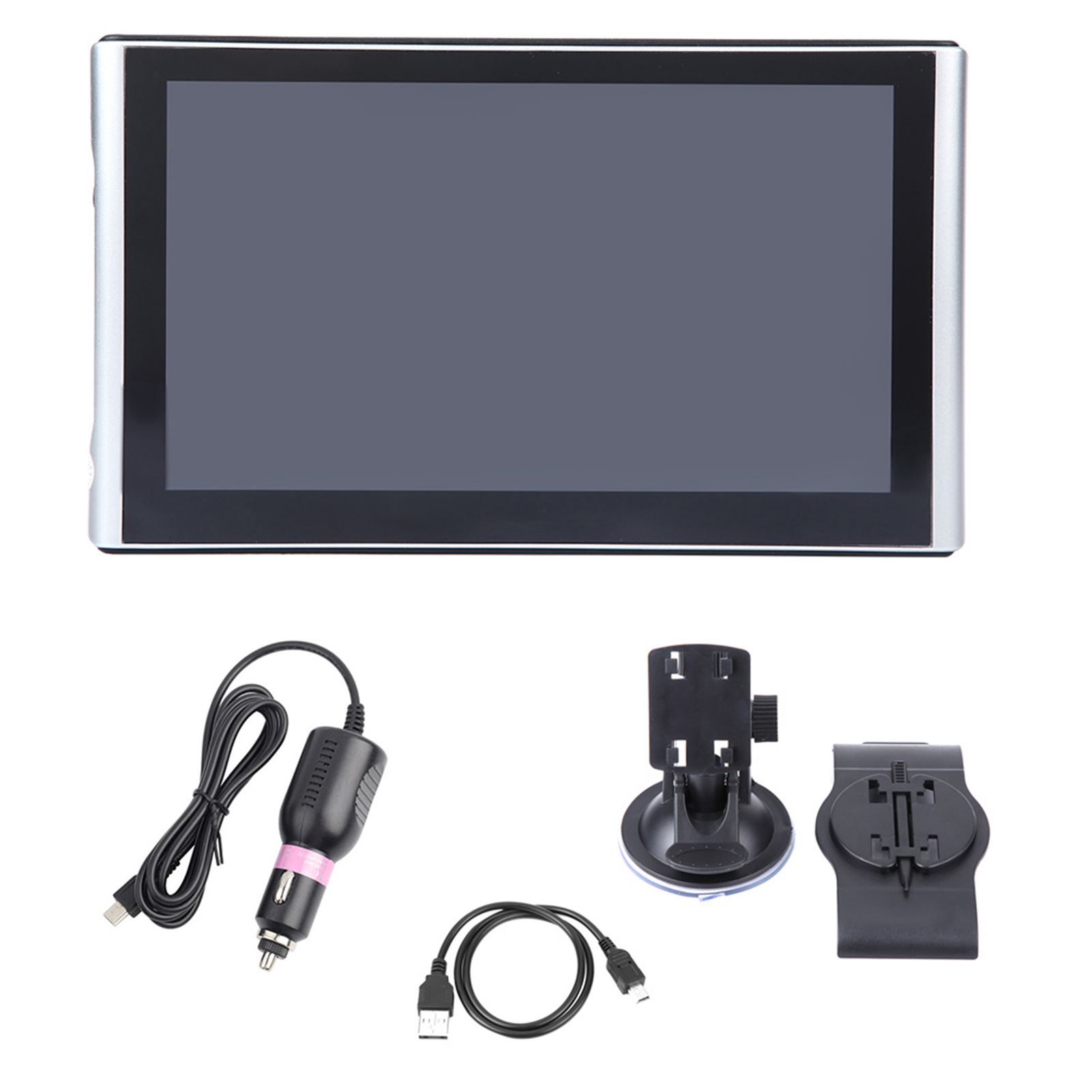 Tragbares Auto-gps-gerät Mit 7-zoll-hd-kapazitivem Touchscreen, 256 Mb Ddr + 8 Gb, Fm-autonavigation.