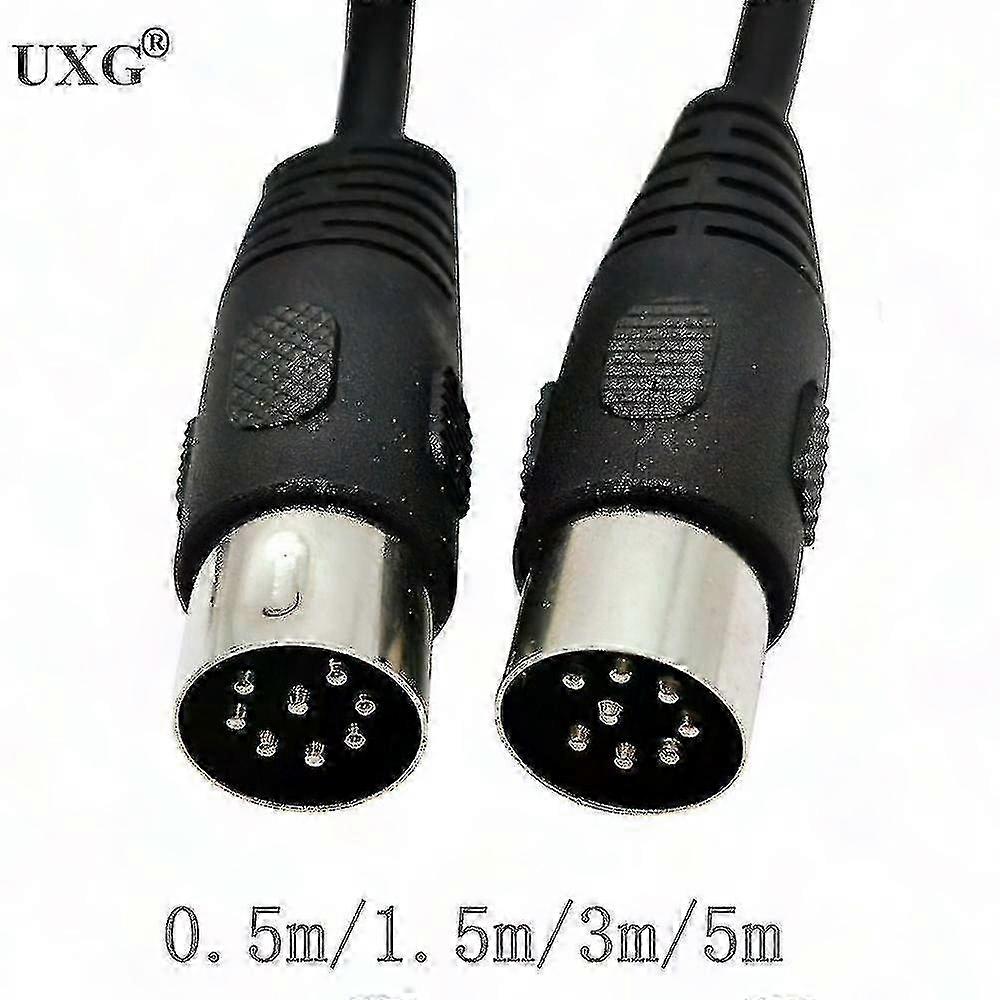 8-poliger Din-lautsprecherstecker (stecker Auf Stecker), Kfz-videoadapterkabel, Computer, Fernseher, Präzisionsausführung, Längen: 50 Cm, 150 Cm, 3 M, 5 M