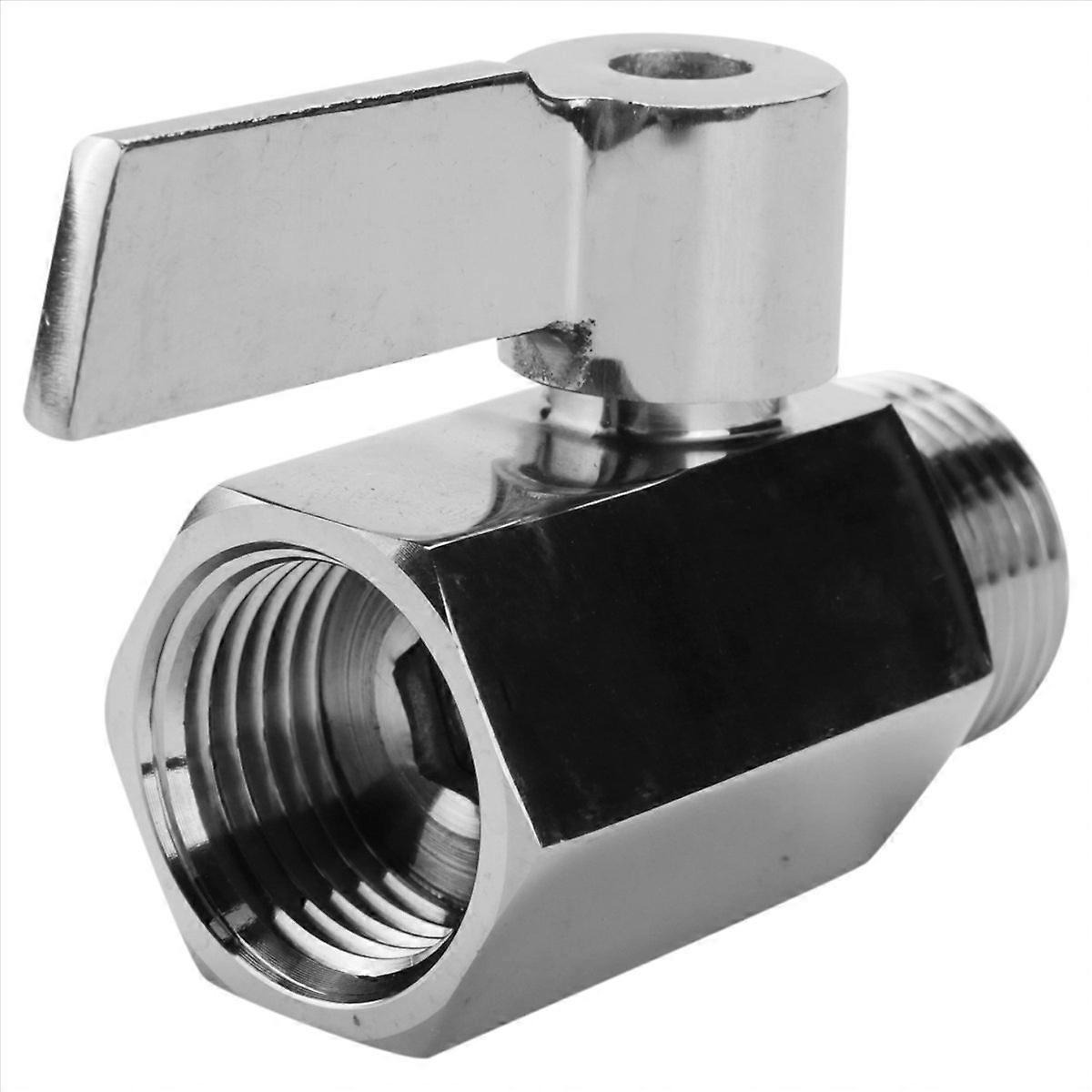 Mini-kugelhahn Aus Edelstahl 304, 1/2 Zoll Innengewinde X Außengewinde, Npt-gewinde, Kompakter Wasserhahn Für Sanitärinstallationen Und Flüssigkeiten.