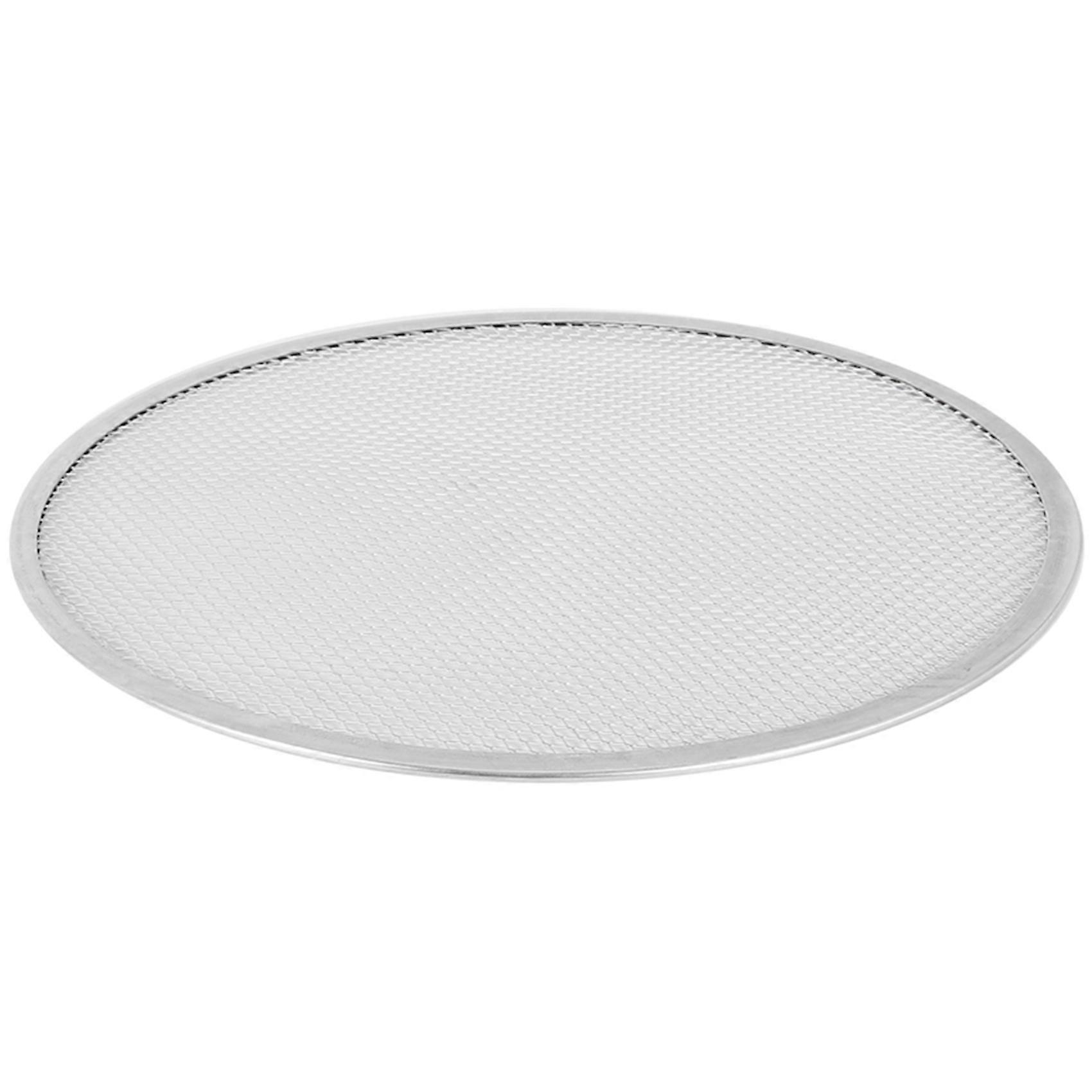 Runder, Antihaftbeschichteter Backrost Für Pizzaöfen, Feinmaschiges Netz, 35 Cm Durchmesser, Robuster Gebäckrost, Wiederverwendbares Backzubehör, Perforiertes Backblech, Antihaftbeschichtung, Ideal Fü