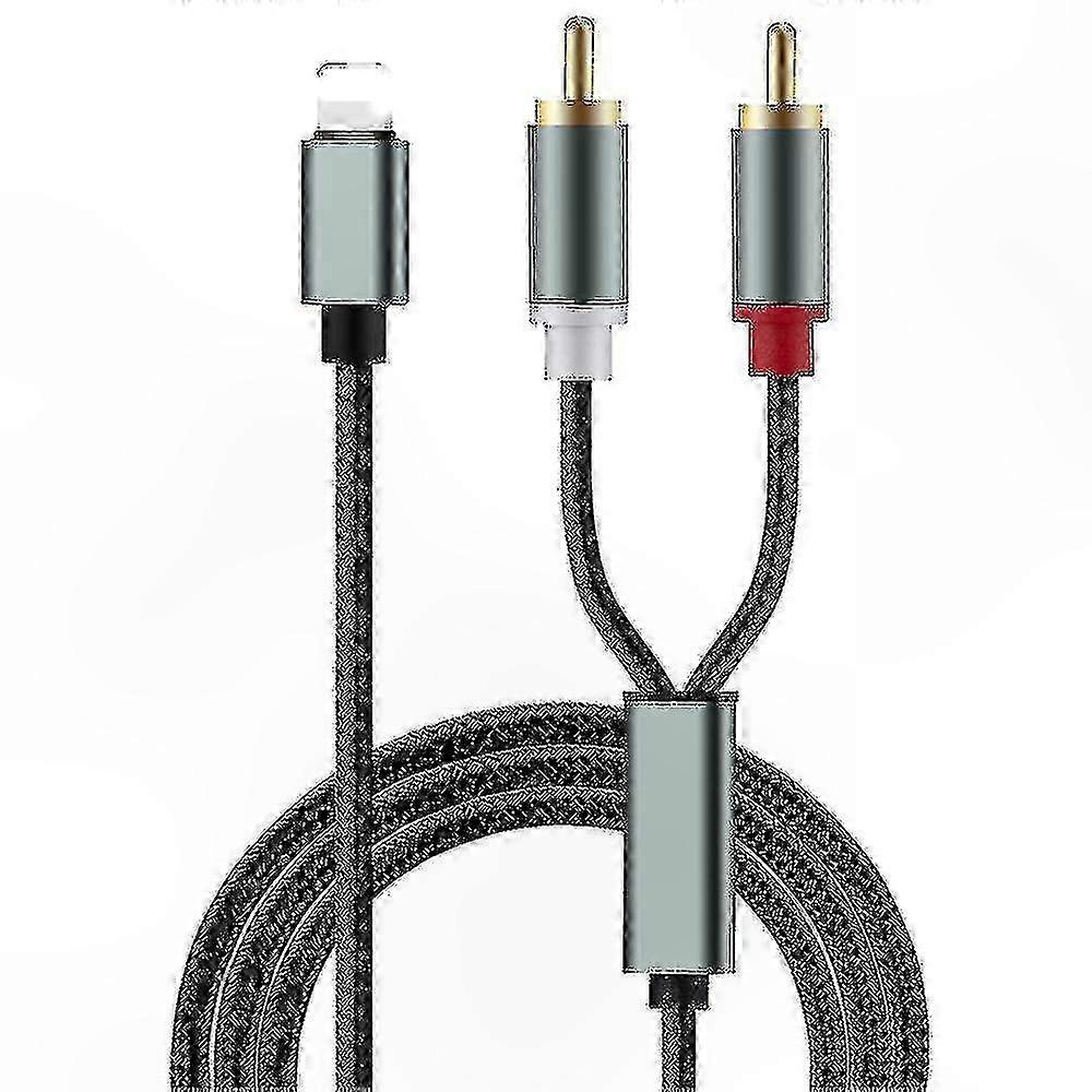 Lightning-auf-cinch-/lotus-kabel Für Verstärker Und Lautsprecher, Hifi-audioanschluss