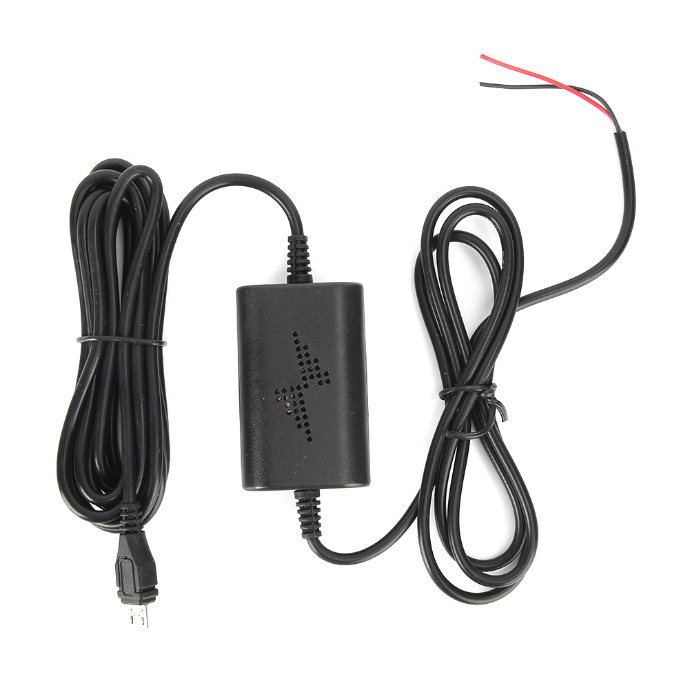 Niederspannungs-ansteuerkabel 12v 24v Auf 5v 2,5a, Gerader Micro-usb-anschluss, Für Parküberwachung.
