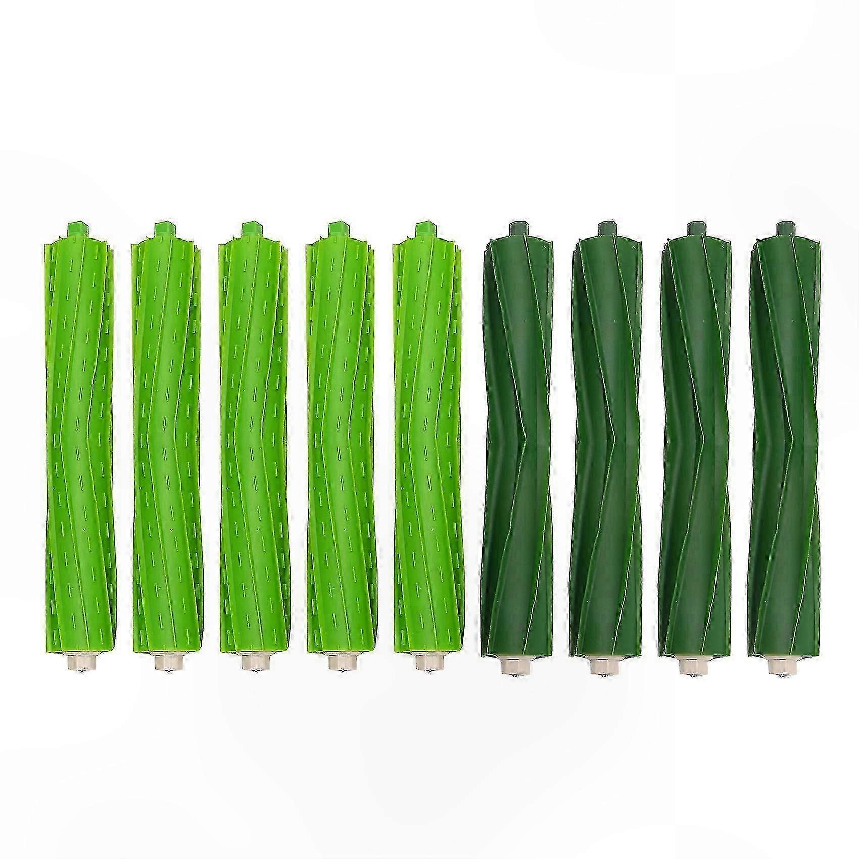 Set Mit 4 Mehrzweck-gummibürsten Für Roomba I7, I8, E5, E6, E7 Saugroboter - Ersatzreinigungswalzen