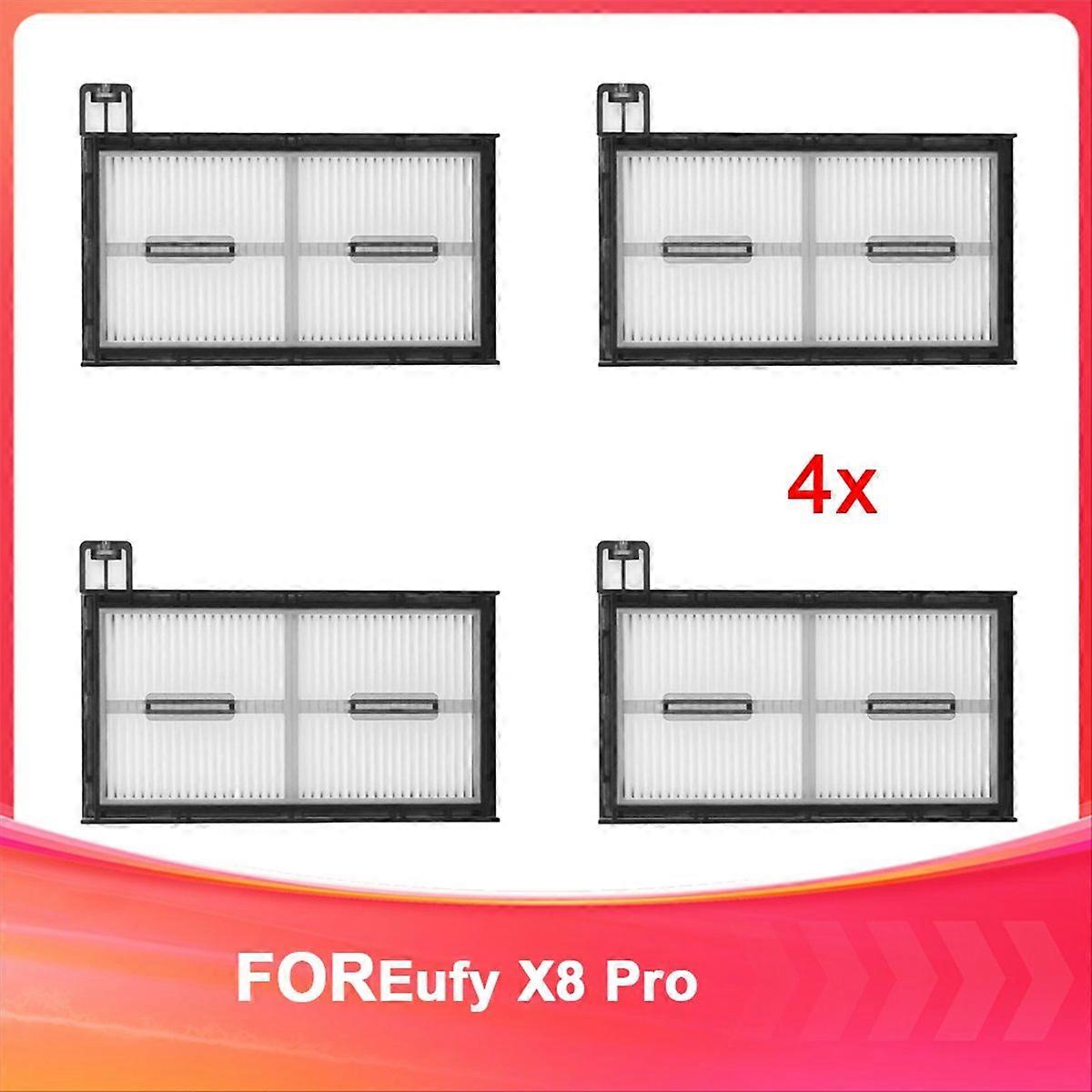 X8 Ersatzfilter, 4er-pack, Kompatibel Mit Staubsaugern, Hochleistungs-ersatzteile, Einfacher Austausch, Sparsame Packung, Effiziente Filtration, Wartungszubehör.