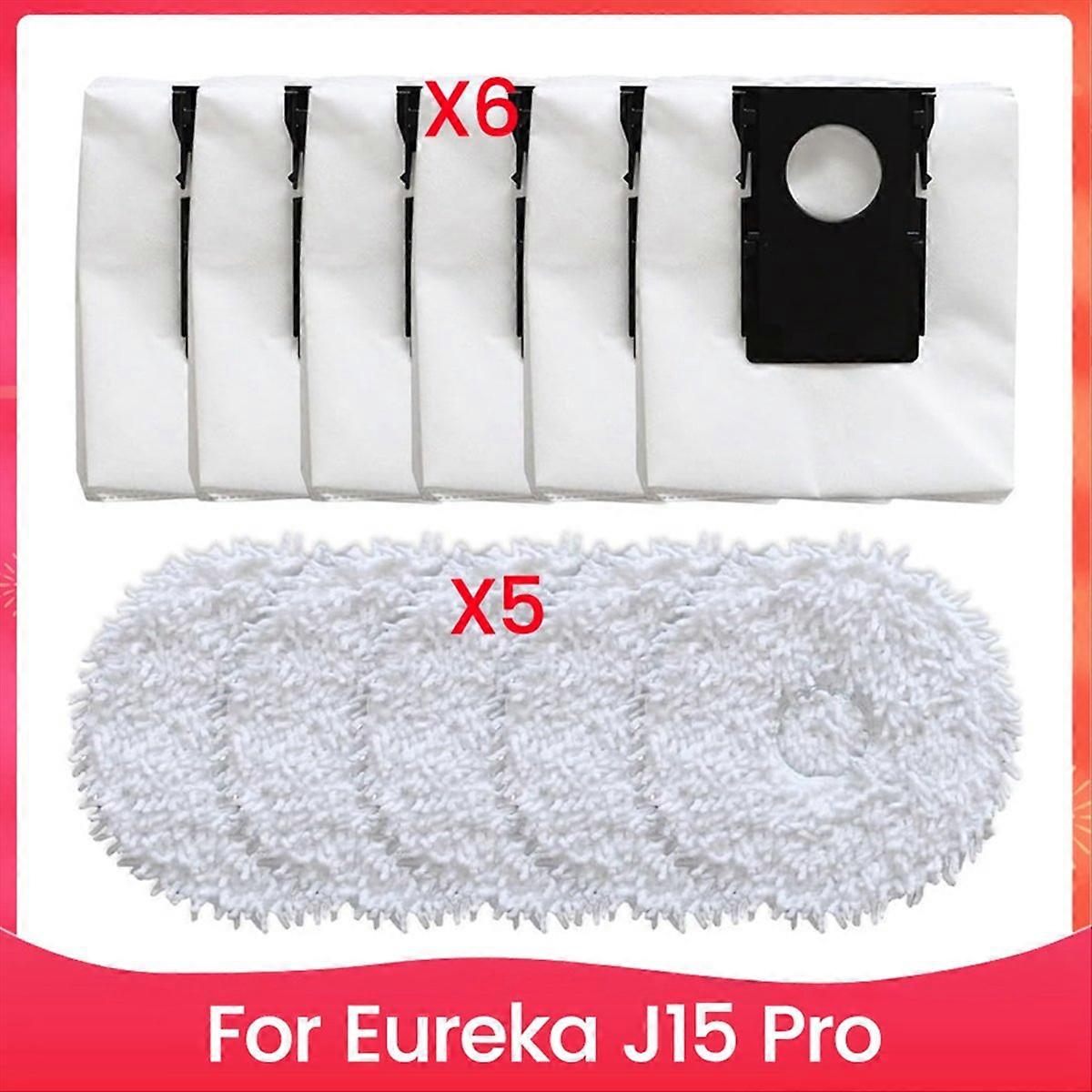 Packung Mit 11 Staubbindemopptüchern Für Den Staubsauger J15 Pro, Kompatible Ersatz-reinigungsbeutel, Wartungszubehör, Waschbar Und Wiederverwendbar, Für Hartböden Und Teppiche