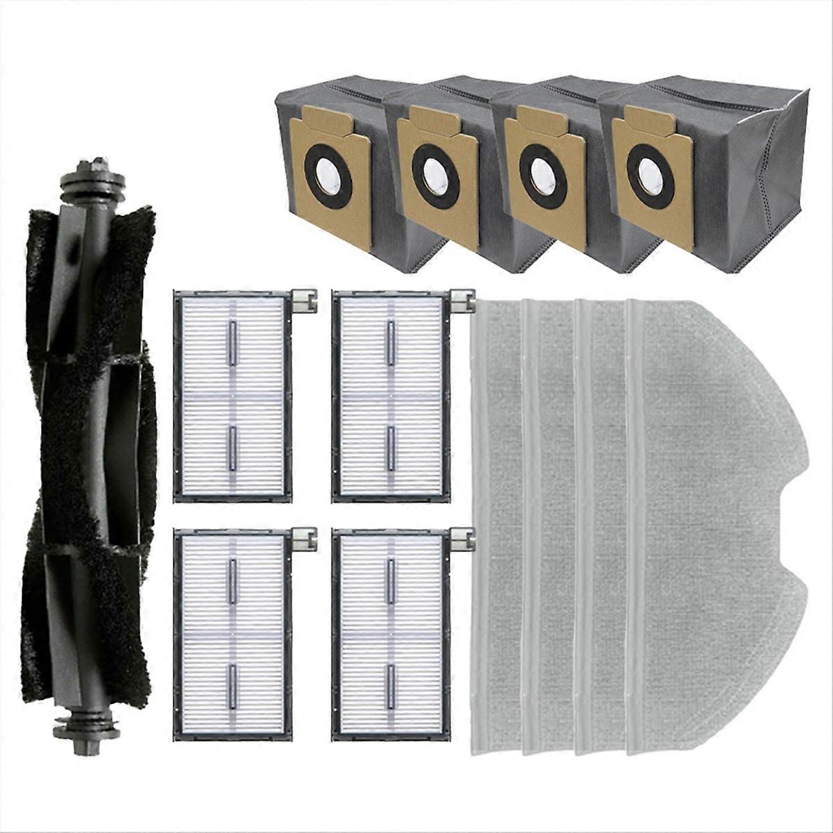 X8 Pro Kompatible Staubbeutel, 6er-pack, Für Saugroboter, Feinfiltration, Einfacher Austausch, Haushaltsreinigungszubehör, Hohe Kapazität, Ideal Für Die Automatische Reinigung.