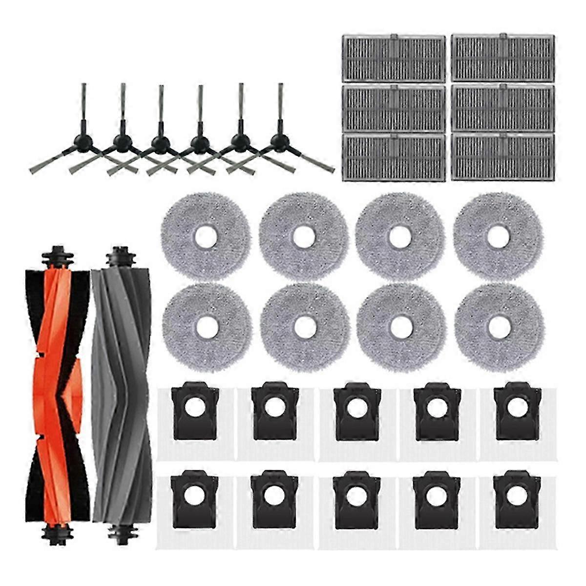 Ersatzteile Für Ultra Heat Staubsaugerroboter L10s Pro, 10-teiliges Set, Kompatibel Mit Ultra-modellen, Reinigungszubehör Für Saugroboter, Ersatzfilter Und -bürsten, Ersatzteile Für Ultra Bodenreinige