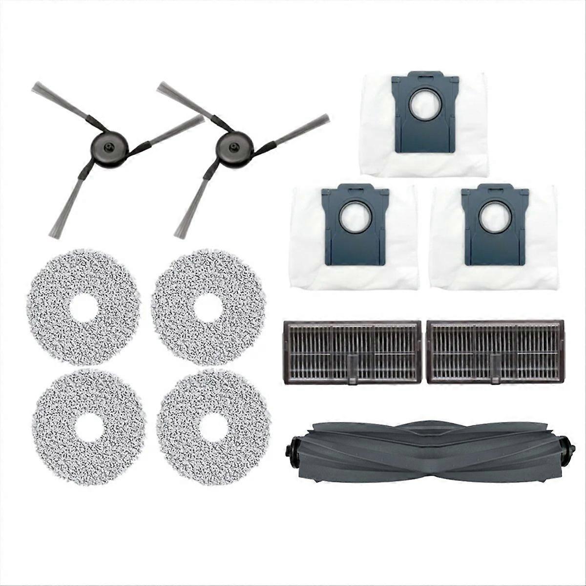 Seitenbürste + Filter + Hauptgummibürste Für Bot X40 Ultra — Wartungsset, Kompatible Ersatzteile Für Saugroboter, Zubehör, Effiziente Bodenreinigung, Komplettpaket.