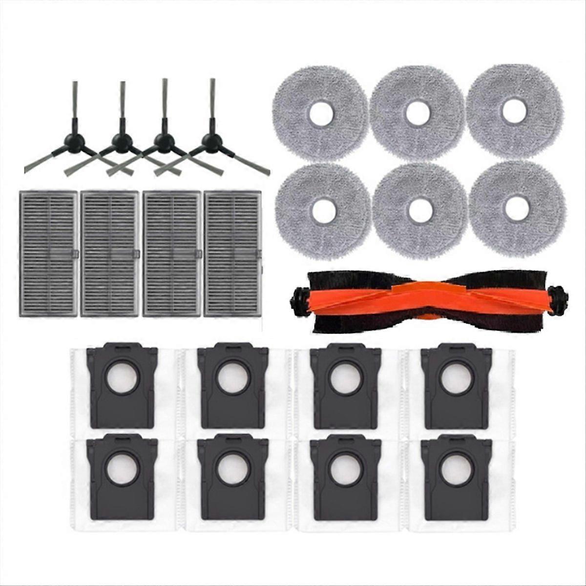 23-teiliges Set Für Den L10s Pro Ultra Saugroboter, Ersatzteile, Filter Und Bürsten, Komplette Wartung, Kompatibel Mit Automatischer Reinigung, Hohe Leistung, Langlebiges Geräte-set.