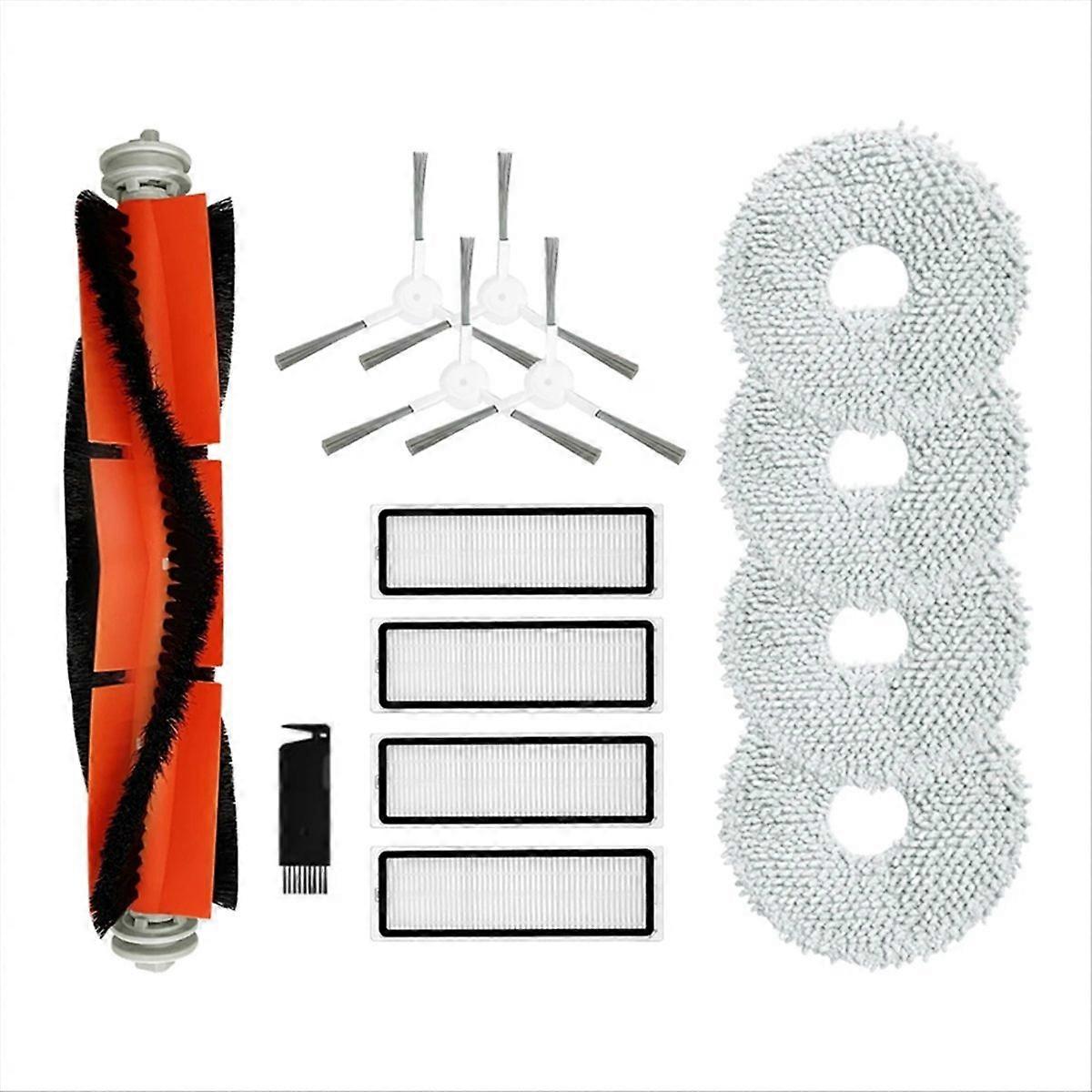Seitenbürste Und Mittelwalze Für Saugroboter, Hepa-filter, Mikrofaser-wischmopps, Komplettes Reinigungszubehörset, Universelle Ersatzteile, Einfacher Austausch, Für Den Hausgebrauch.